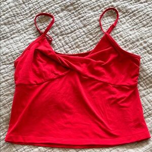 Athleta Red Cami Tank Top
